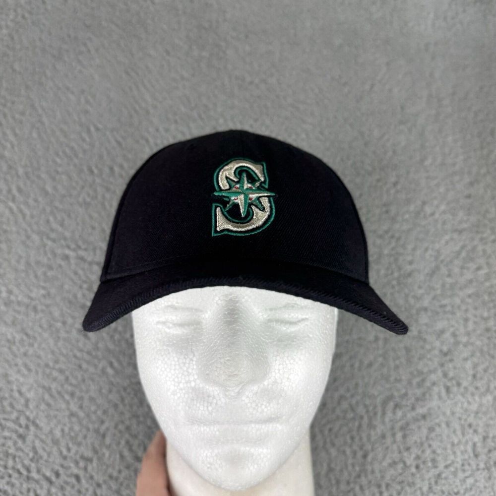 Seattle Mariners Baseball Hat Vintage Rare Strapback Cap Hat Nike Y2k Blue